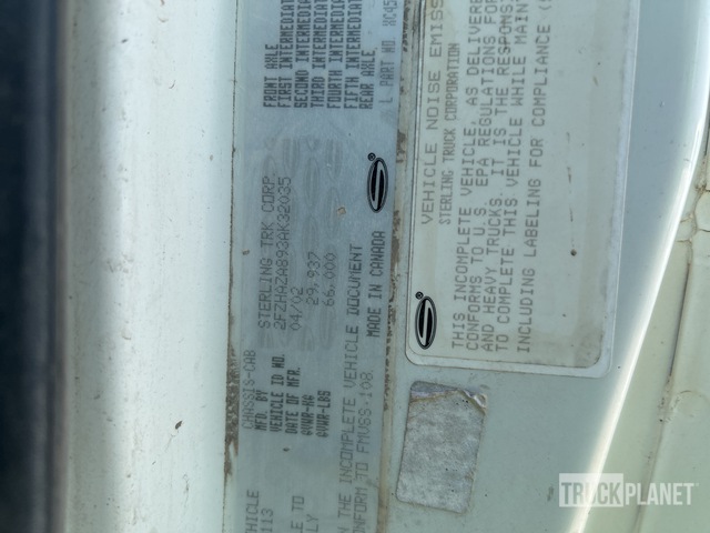 CAMIóN REVOLVEDOR 2003 STERLING MCNEILUS 8.4 M3