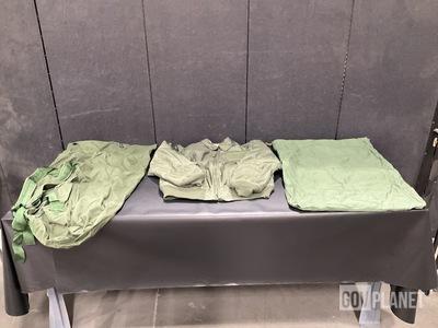 (3) Flyer's Jackets, (25) Duffel Bags, (40) Clothing Bags & Assorted Items