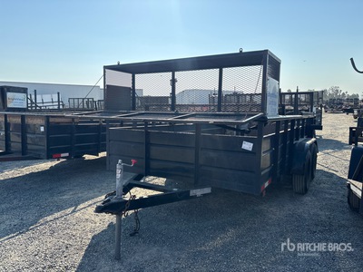 2010 Carson 14 ft T/A Landscape Trailer