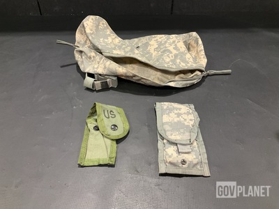 (1,706) Ammo Mag Pockets, (122) Two Mag Pouches & Assort Items