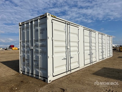 2025 40 ft High Cube Multi-Door Storage Container