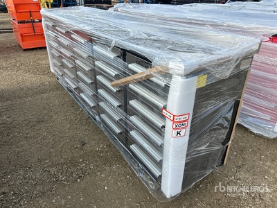 10FT-30DB-01B 10 ft 30-Drawer Workbench (Unused)