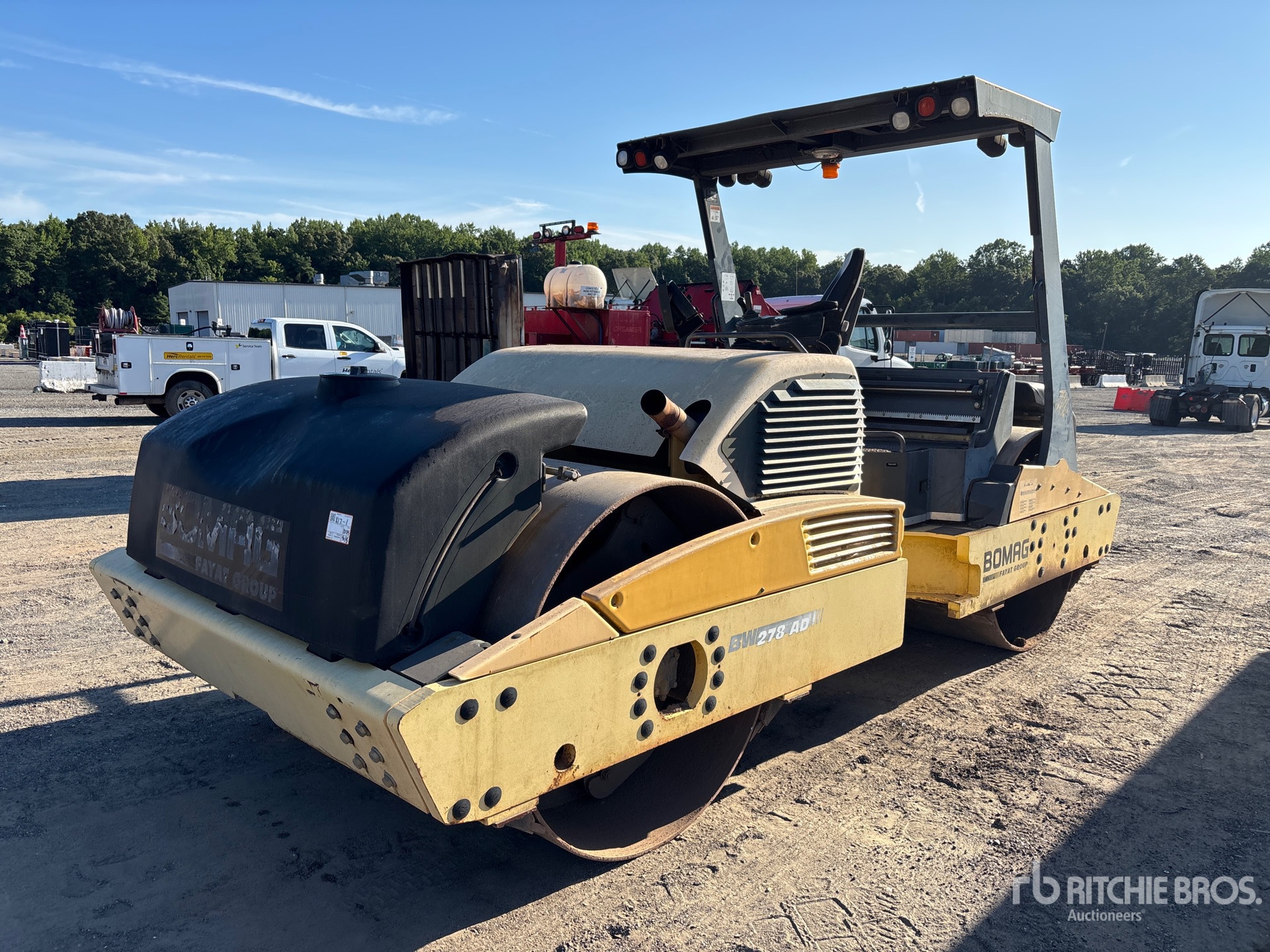 2009 Bomag BW278D Double Drum Roller