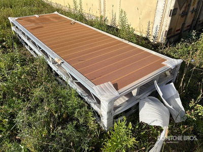 Quantity of (2) 2025 BYT BDF410 4 ft x 12 ft Aluminum Boat Dock Section Kit (Unused)