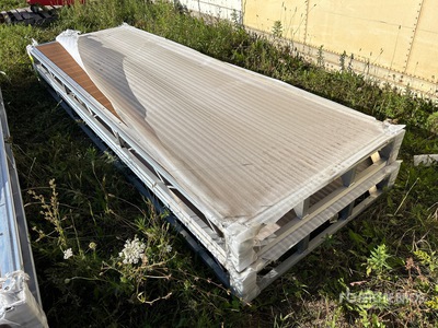 Quantity of (2) 2025 BYT BDF410 4 ft x 10 ft Aluminum Boat Dock Section Kit (Unused)