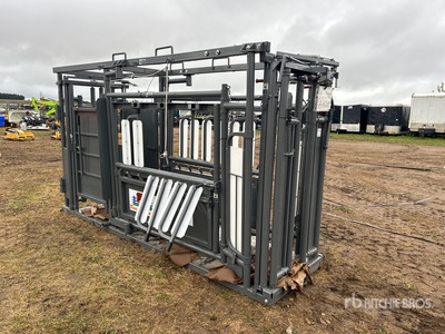 2025 BYT CC002 12 ft 6 in Stockman Squeeze Chute (Unused) - Fits TOUGH RANCH