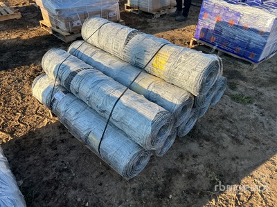 Quantity of (10) 2024 BYT FFC762 330 ft x 4 ft Galvanized Farm Clôture (Unused)