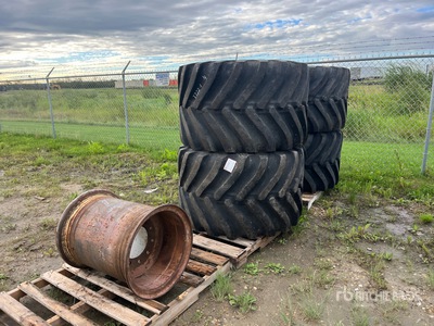 Quantity of (5) Goodyear 48x31.00-20 Flotation Tires