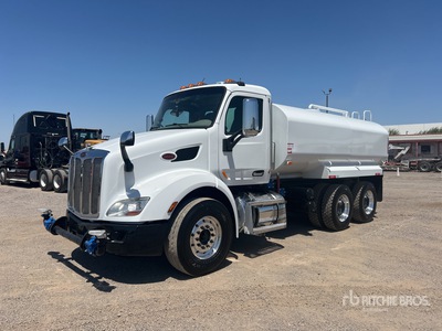 2020 Peterbilt 579 4000 gal 6x4 Water Truck