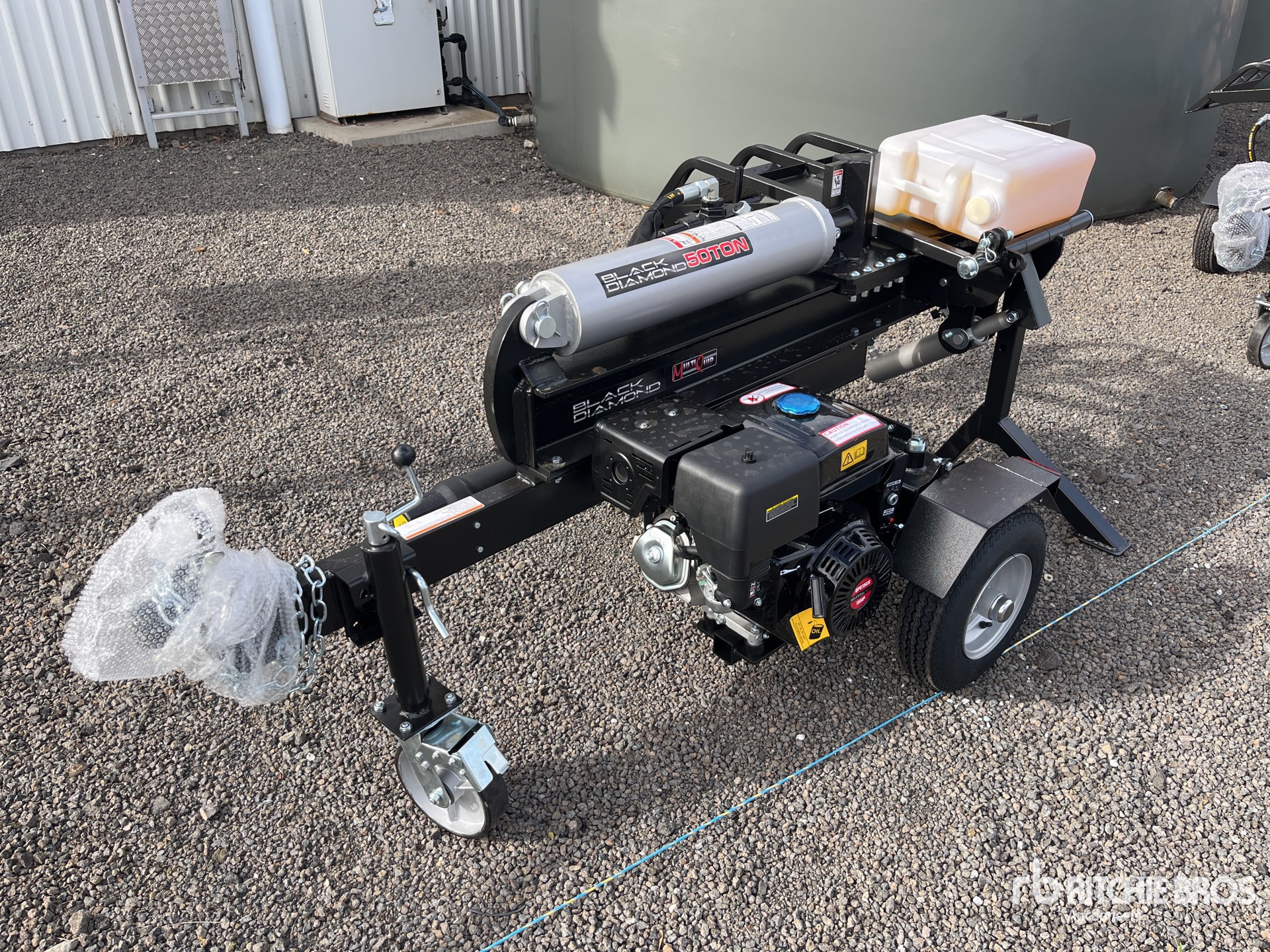 Multiquip 50 t Hydraulic Electric Start Log Splitter (Unused)