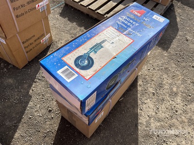 Quantity of (4) Multiquip 10 in Jockey Wheel Divers - Magasin, entrepôt, consommateur (Unused)