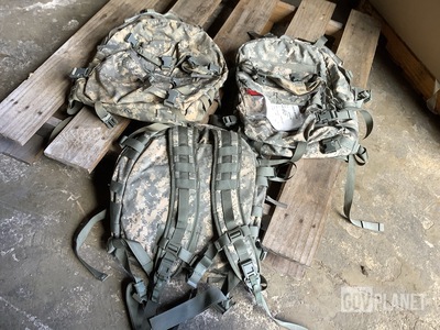 (3) Assault Packs, (1) Molded Waist Belts & Assorted Items