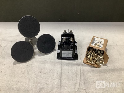 (1,400) Machine Bolts, (3) Mounting Brackets & Assorted Items