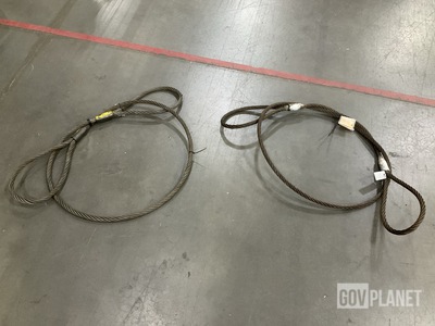 (6) 4007585 Wire Rope Sling Cable Assemblies