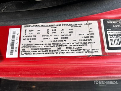 2006 International 8600 8x4 Wywrotka Tri/A