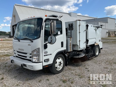 2021 Tymco DST-4 on 2021 Isuzu NQR Sweeper Truck