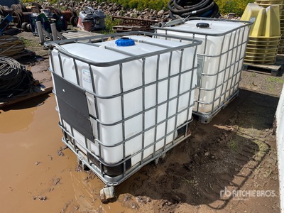 Quantity of (2) 1000 L Tote Tank