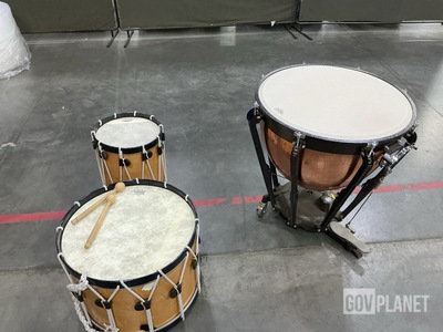 (2) Timpani Drums, (1) Bass Drum & (3) Snare Drums