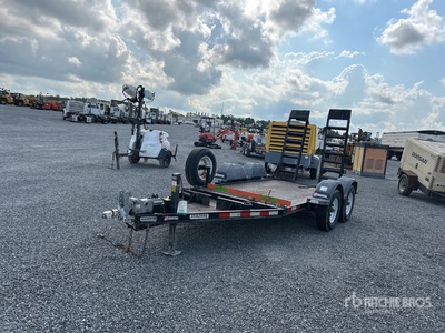 2020 MMDI 10 ft T/A Equipment Trailer