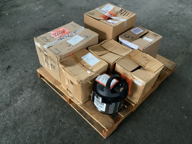 (4) Loudspeakers, (25) Fuse Boxes, (1) Instant Pot & (16) Flood Lights