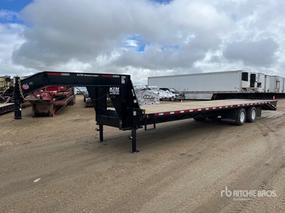 2024 ABU 34 ft T/A Gooseneck Equipment Trailer