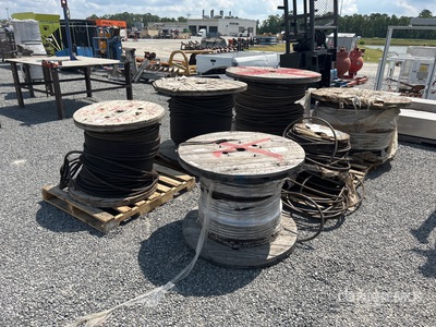 Quantity of (6) Spools of Cable