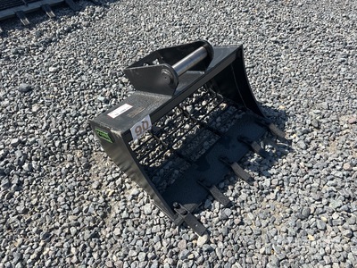 2025 Haener HSL800 2.3 MS03A 800 mm Q/C Skeleton Excavator Bucket (Unused)