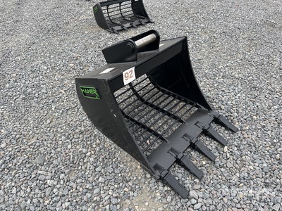 2025 Haener HSL800 3.7 MS03A 800 mm Q/C Skeleton Excavator Bucket (Unused)