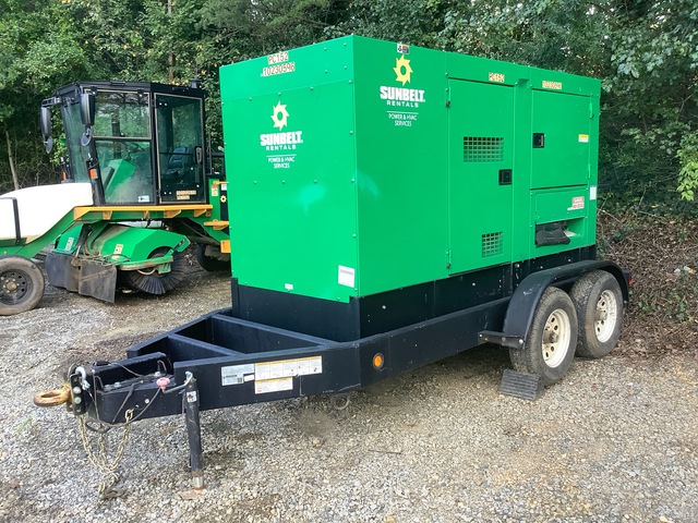 2019 Multiquip DCA-125SSIU4F 100 kW Mobile Generator Set (Inoperable)