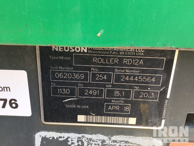 COMPACTADOR 2018 WACKER NEUSON RD12A