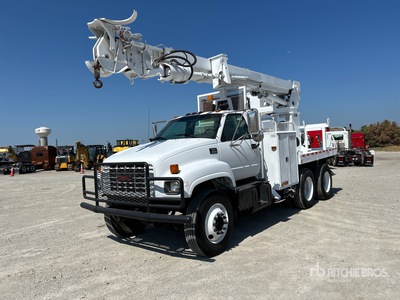 2001 Terex Telelect Commander 5048 on 1998 GMC C8500 6x4 掘削用デリックトラック