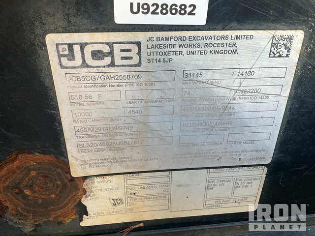 MANIPULADOR 2017 JCB
