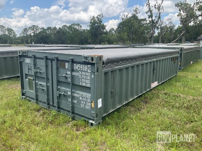 20' Half Height Open Top Container