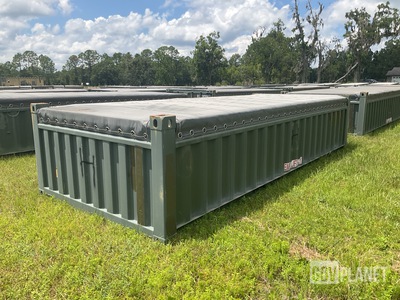 20' Half Height Open Top Container