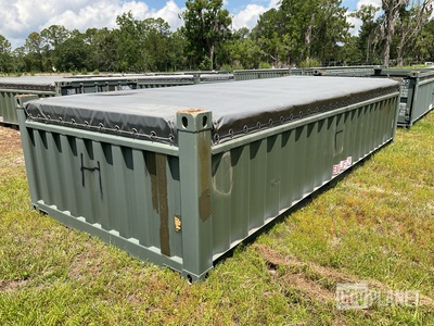 20' Half Height Open Top Container