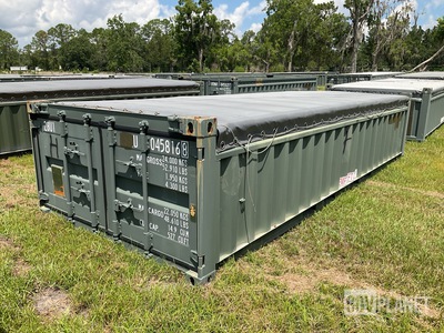 20' Half Height Open Top Container