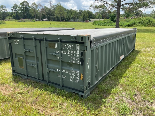 20' Half Height Open Top Container