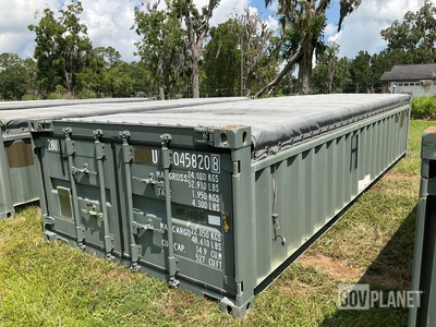 20' Half Height Open Top Container