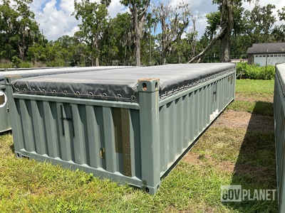 20' Half Height Open Top Container