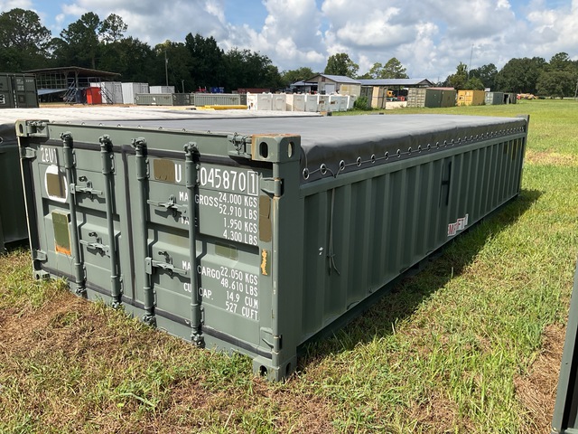 20' Half Height Open Top Container