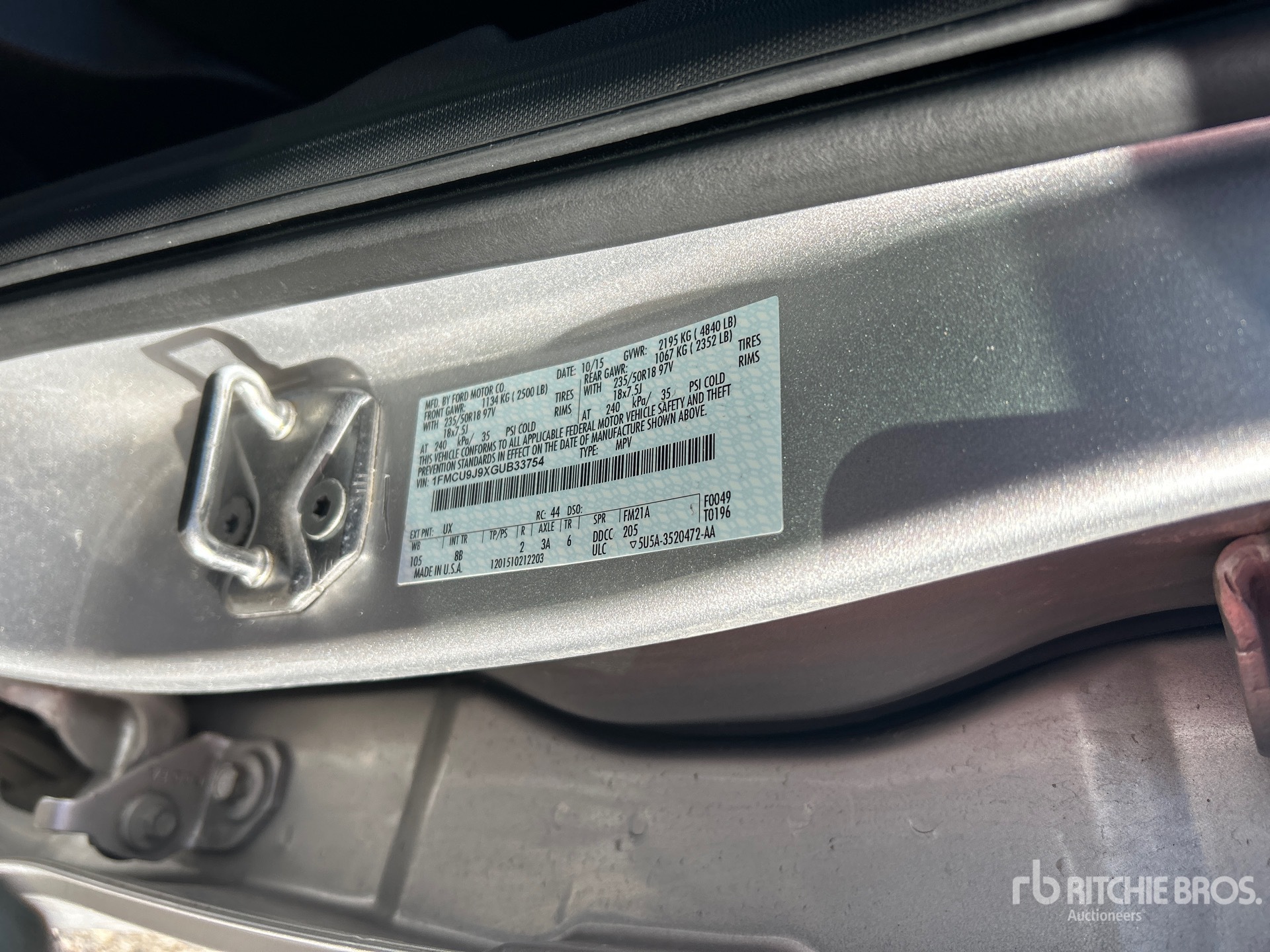 2016 Ford Escape 4WD SUV