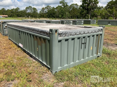 20' Half Height Open Top Container