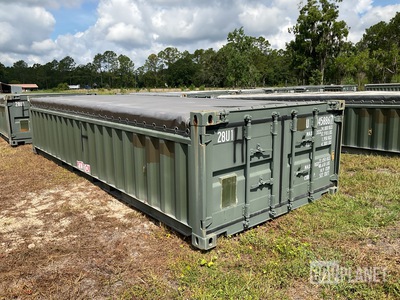 20' Half Height Open Top Container