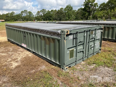 20' Half Height Open Top Container