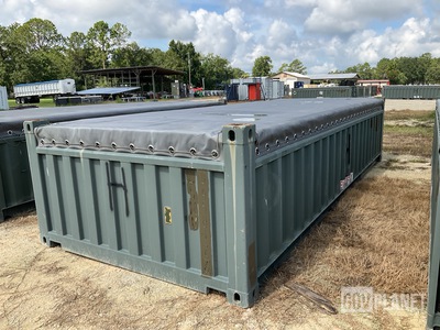 20' Half Height Open Top Container
