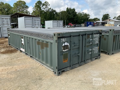 20' Half Height Open Top Container