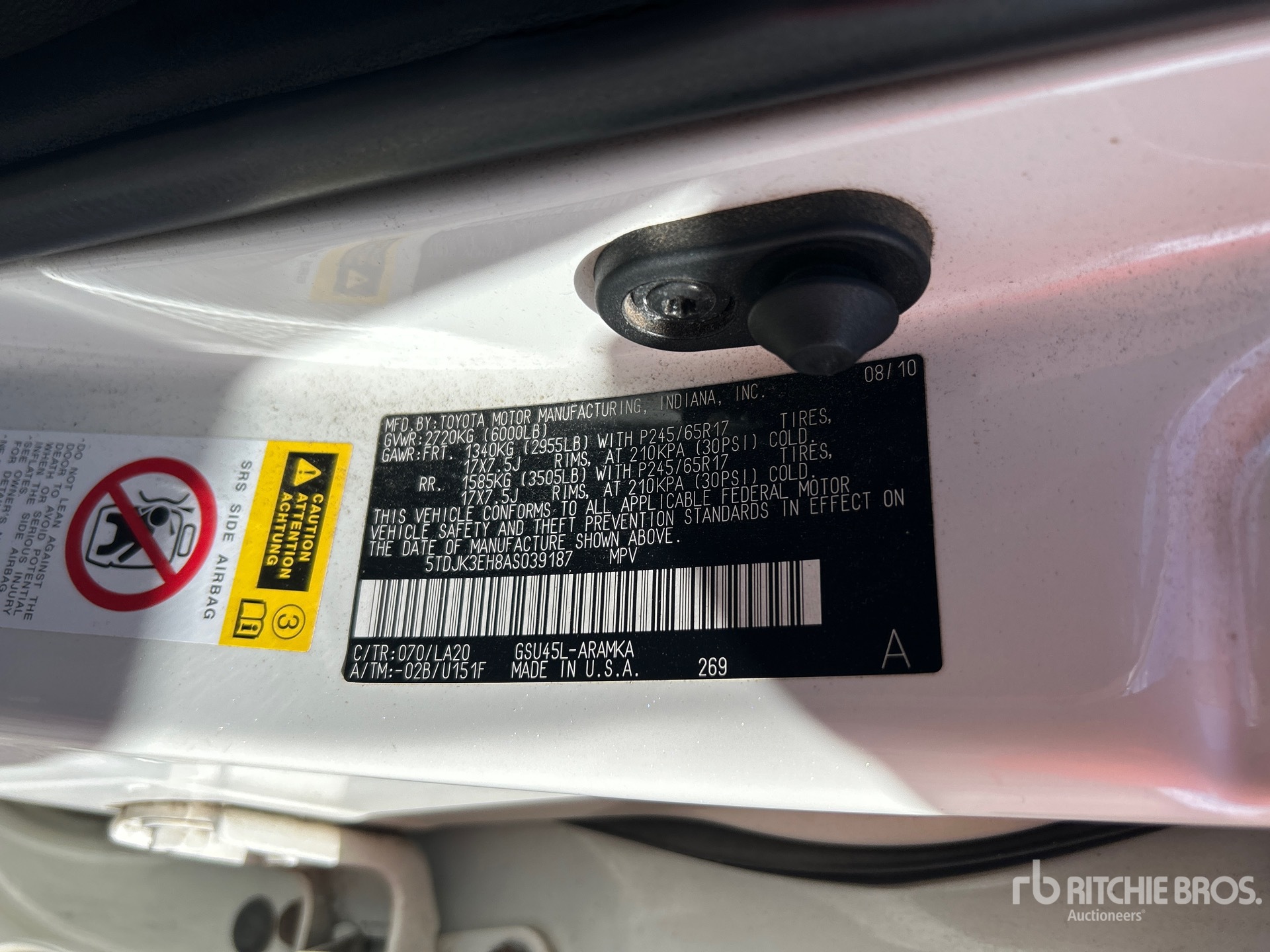 2010 Toyota Highlander 4WD SUV