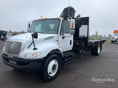 2008 Hiab 122 CLX 8820 lb Knuckle Boom on 2009 International 4300 4x2 Kranwägen