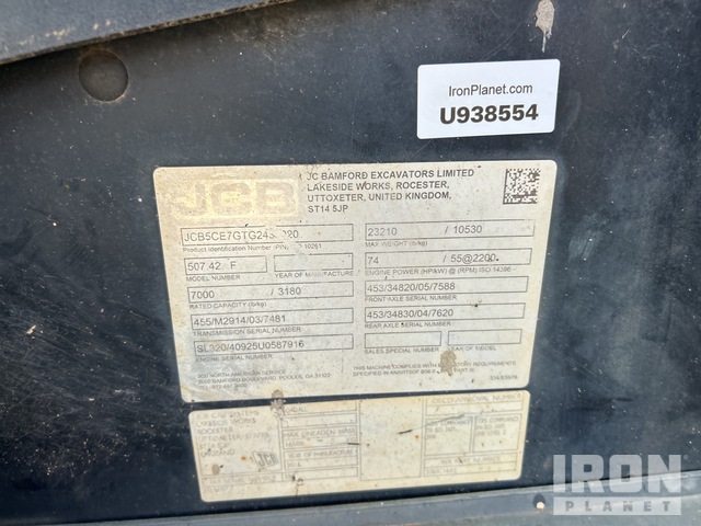 MANIPULADOR 2016 JCB