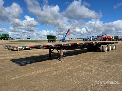 2009 Fontaine 53 ft Tri/A Flatbed Trailer